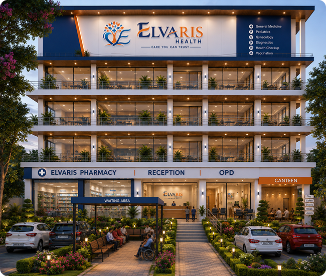 Elvaris Health hospital building